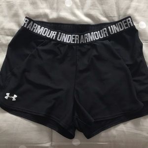 black under armor shorts